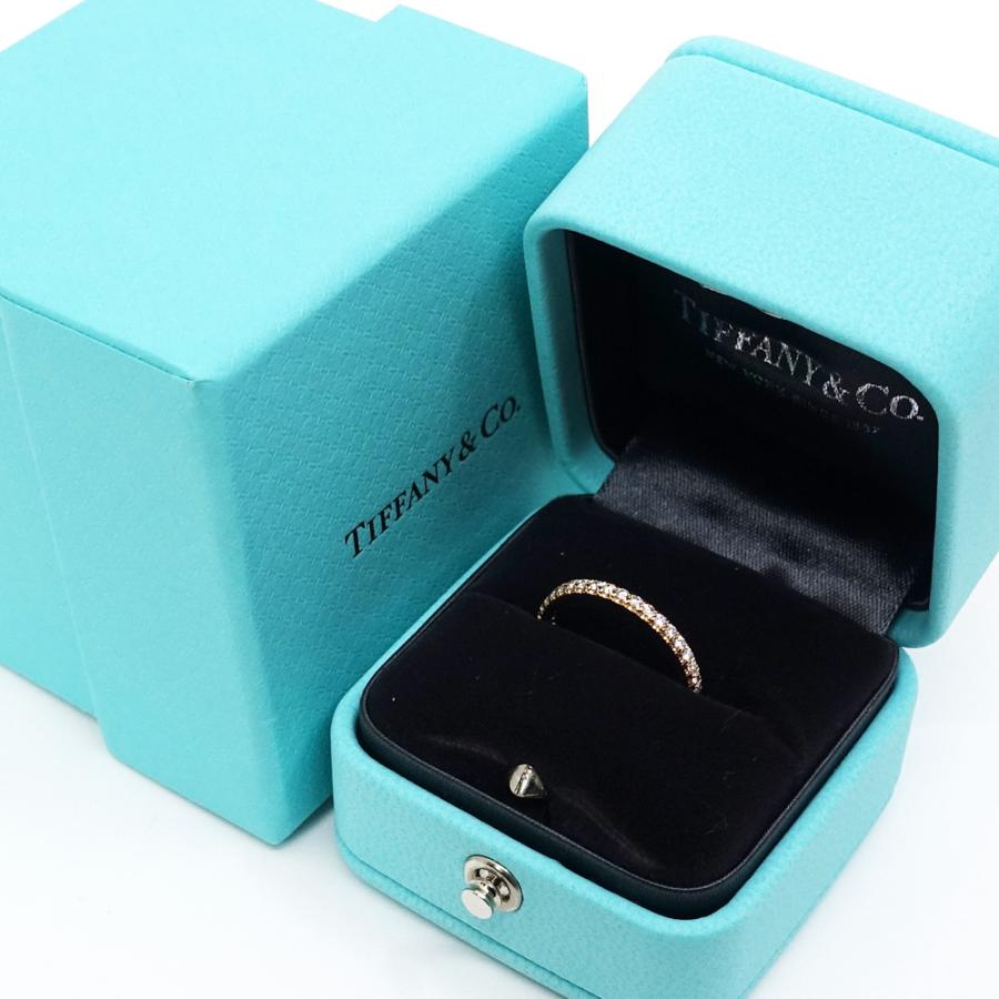 栄】ティファニー K18PG ソレスト フルエタニティ ダイヤモンド