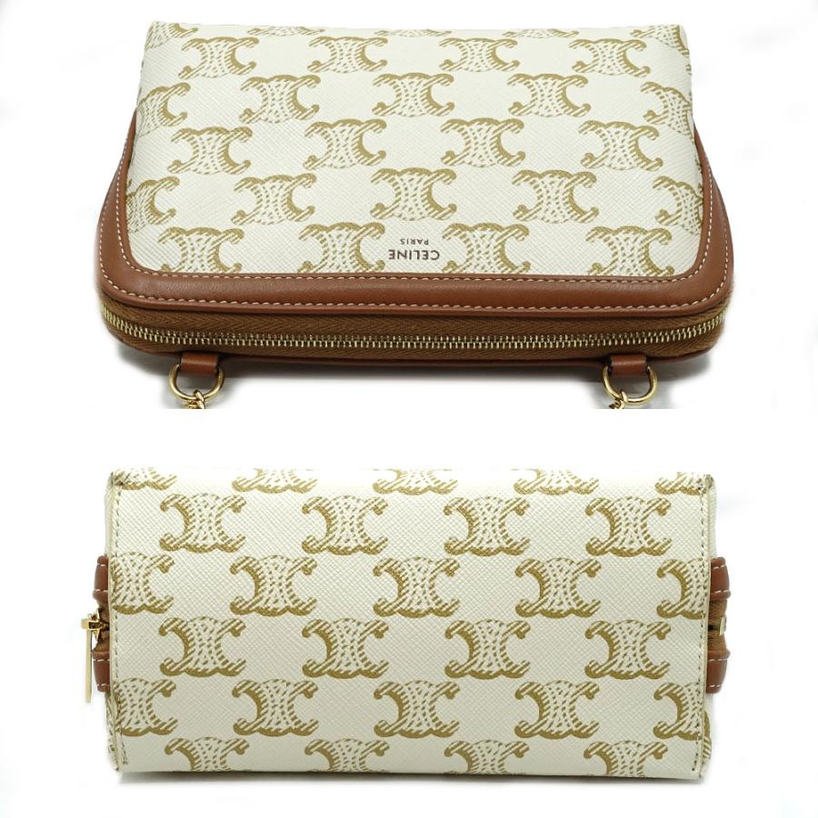 栄】セリーヌ スモール コスメティックポーチ ショルダーバッグ