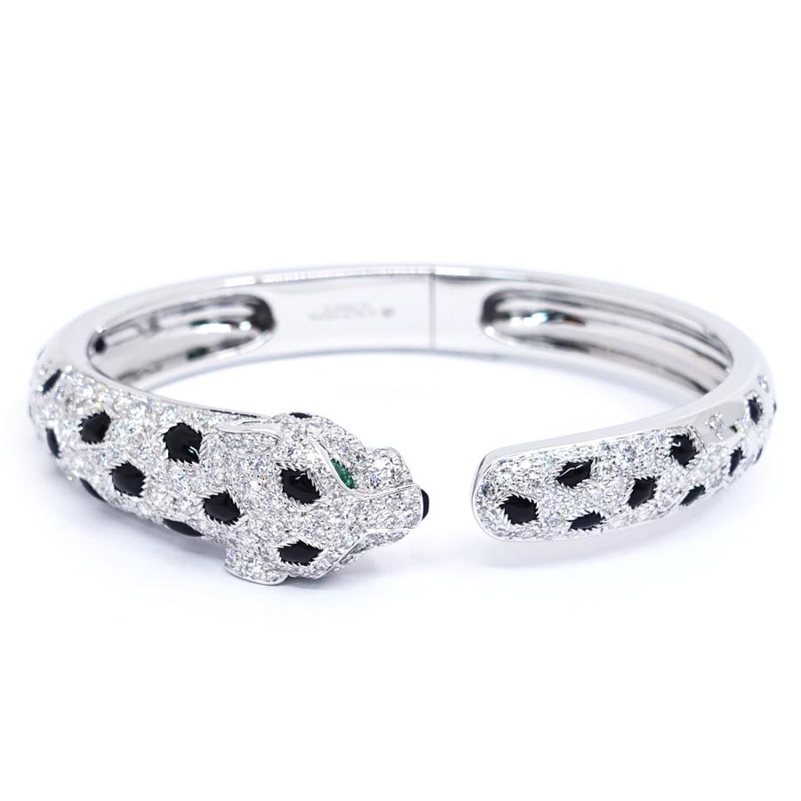 栄】カルティエ K18WG パンテール ドゥ カルティエ ブレスレット