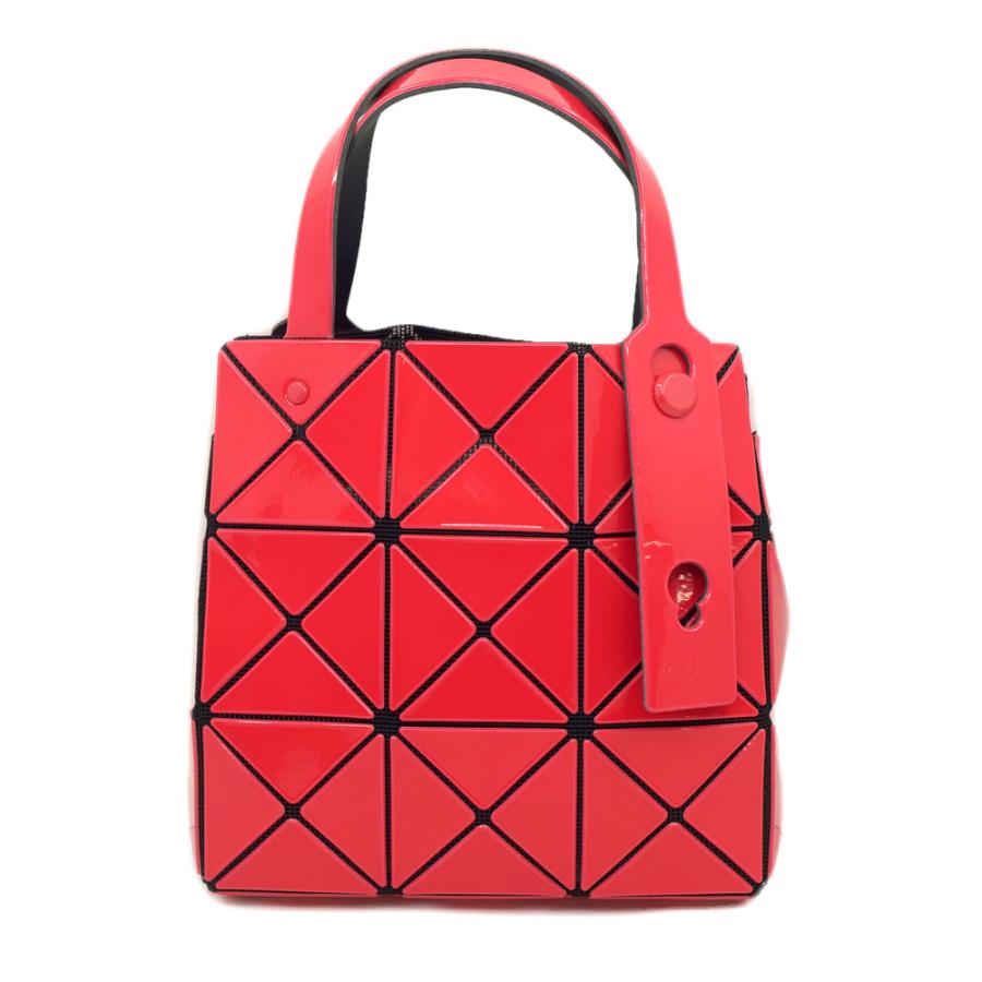 栄】イッセイミヤケ BAO バオバオ カラット ミニトート ピンクレッド