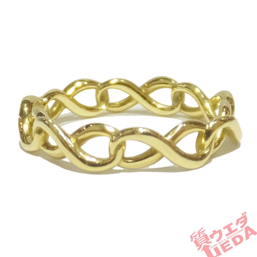 手数料安い 天白 Tiffany ティファニー リング 指輪 K18 インフィニティ ナロー ジュエリー レディース 7号 可愛い 中古 Rakuten World Of Heating De