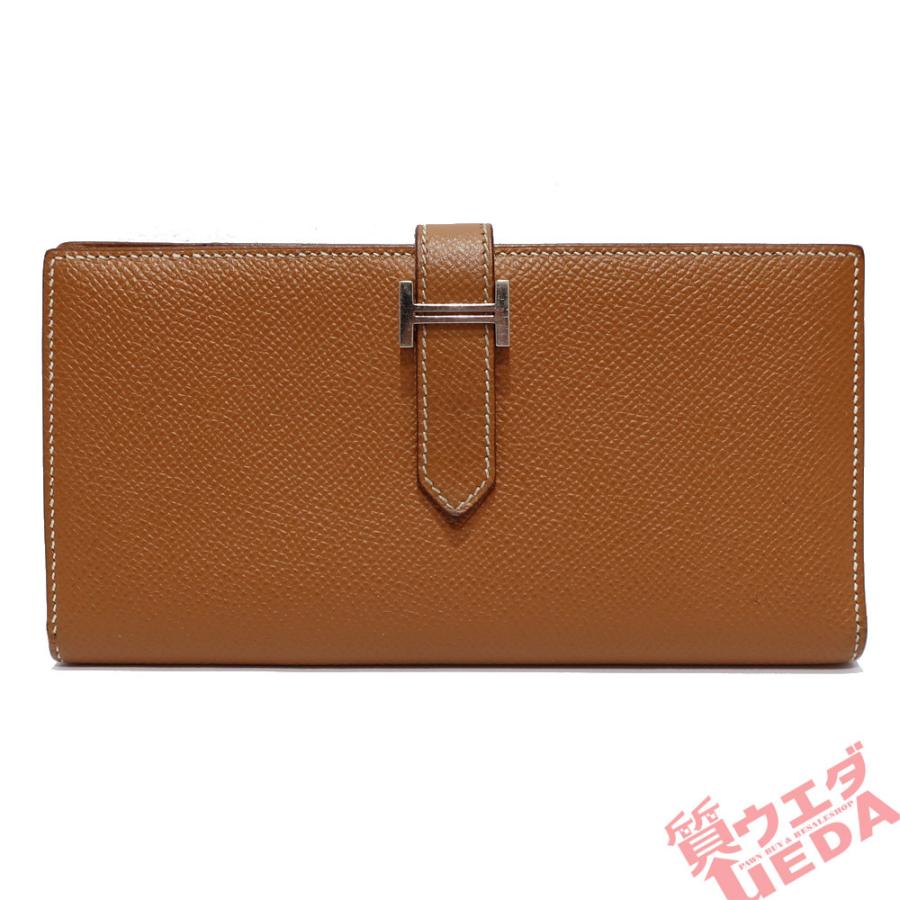 天白 天白 Hermes エルメス 財布 ベアンスフレ ゴールド エプソン ベアンスフレ レザー その他 Hermes 質ウエダ 小物 メンズ