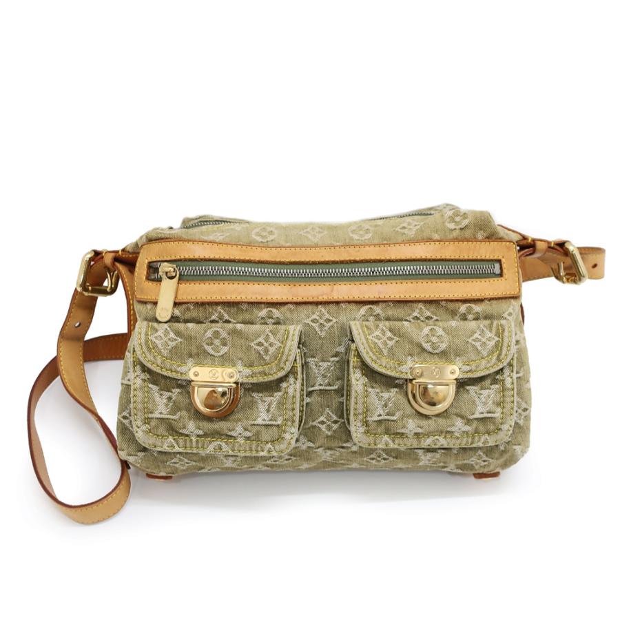 天白】ルイヴィトン モノグラムデニム バギーPM M95213 ショルダー