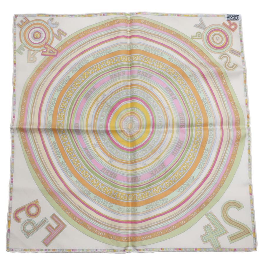 エルメス プチカレ カレ45 スカーフ A VOS CRAYONS ピンク系