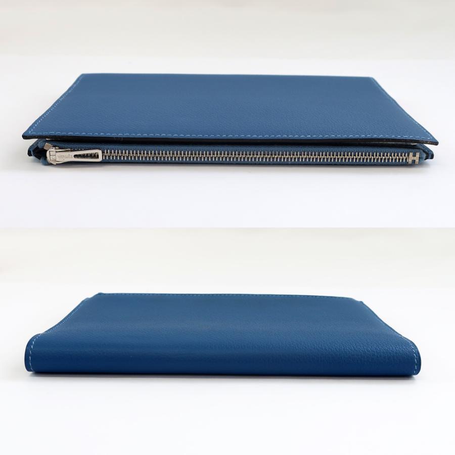 A4サイズ】HERMES エルメス ノートカバー メモパッド ブルー A4