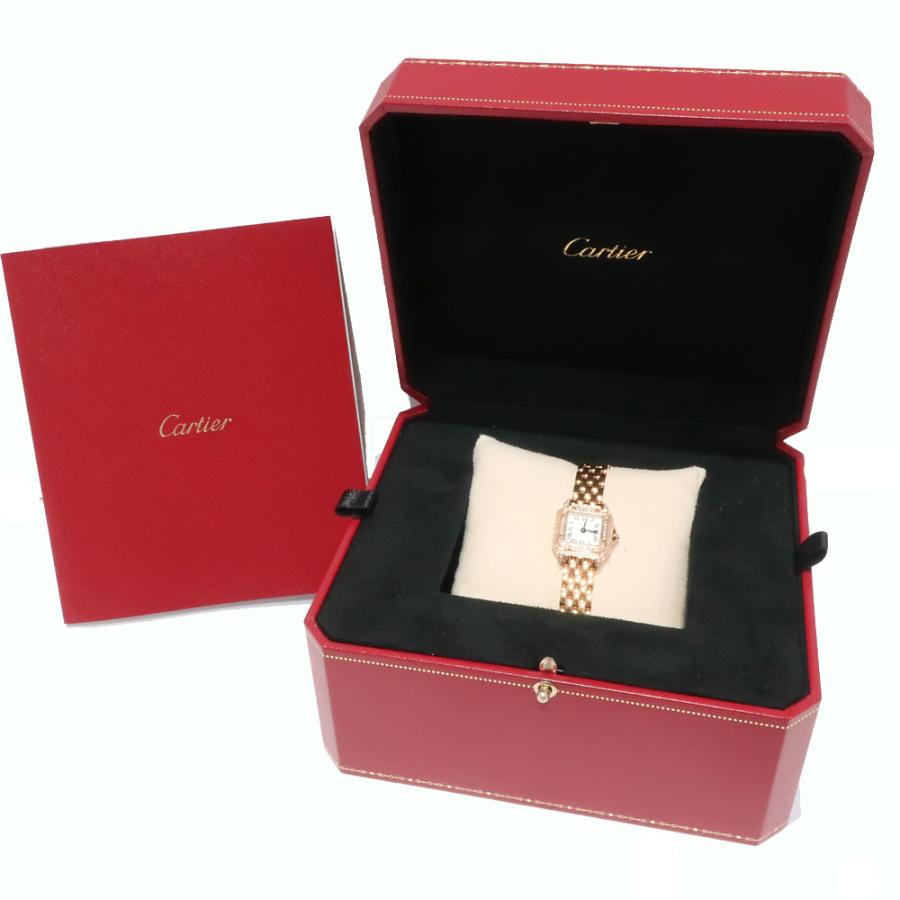 天白】CARTIER カルティエ 腕時計 パンテール ドゥ ミニ K18 PG
