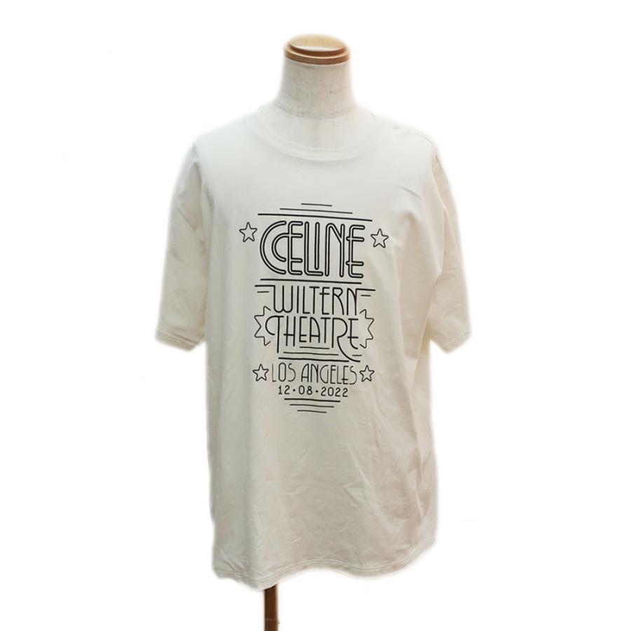 CELINE ロゴ Tシャツ ホワイト 中古・古着通販】CELINE (セリーヌ) ロゴTシャツ ホワイト