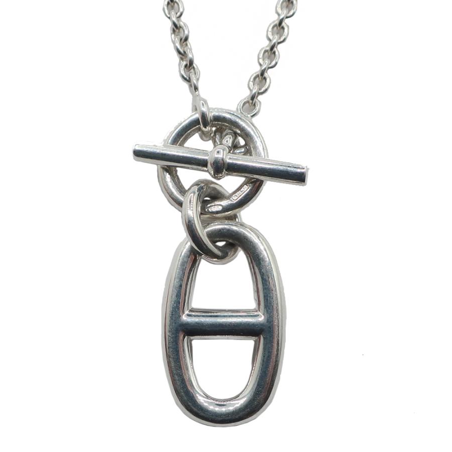 天白】HERMES エルメス ペンダント ネックレス シェーヌダンクル  