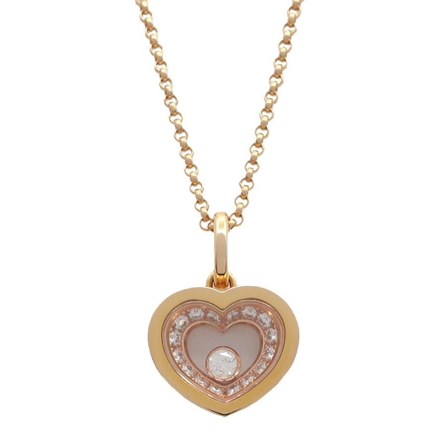 天白】CHOPARD ショパール ハッピーダイヤ 797790-5001 ネックレス