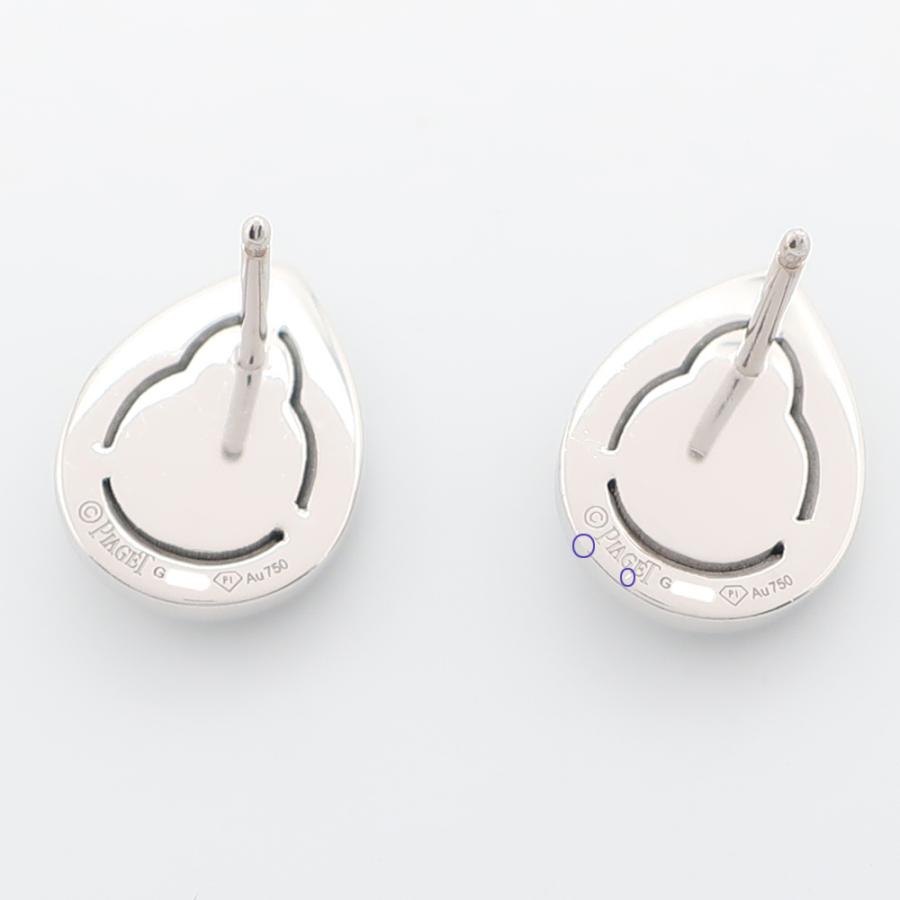 天白】ピアジェ ドロップ型 ピアス ダイヤ ジュエリー