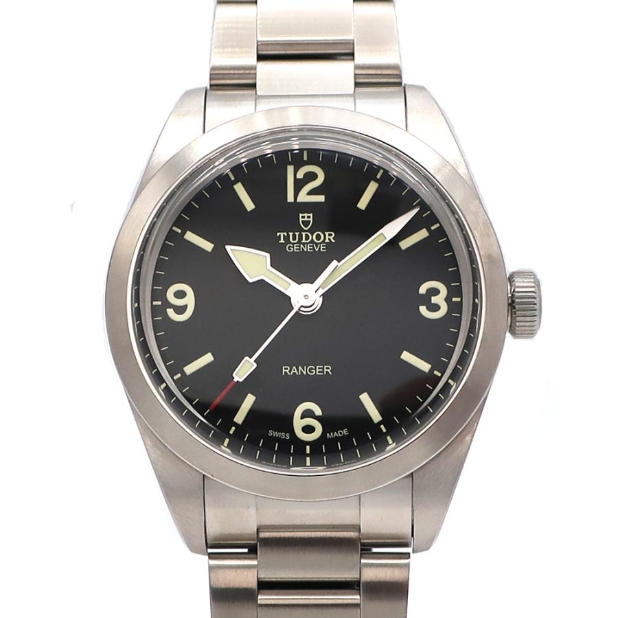 天白】未使用 チューダー レンジャー M79950-0001 ブラック 39mm 自動 