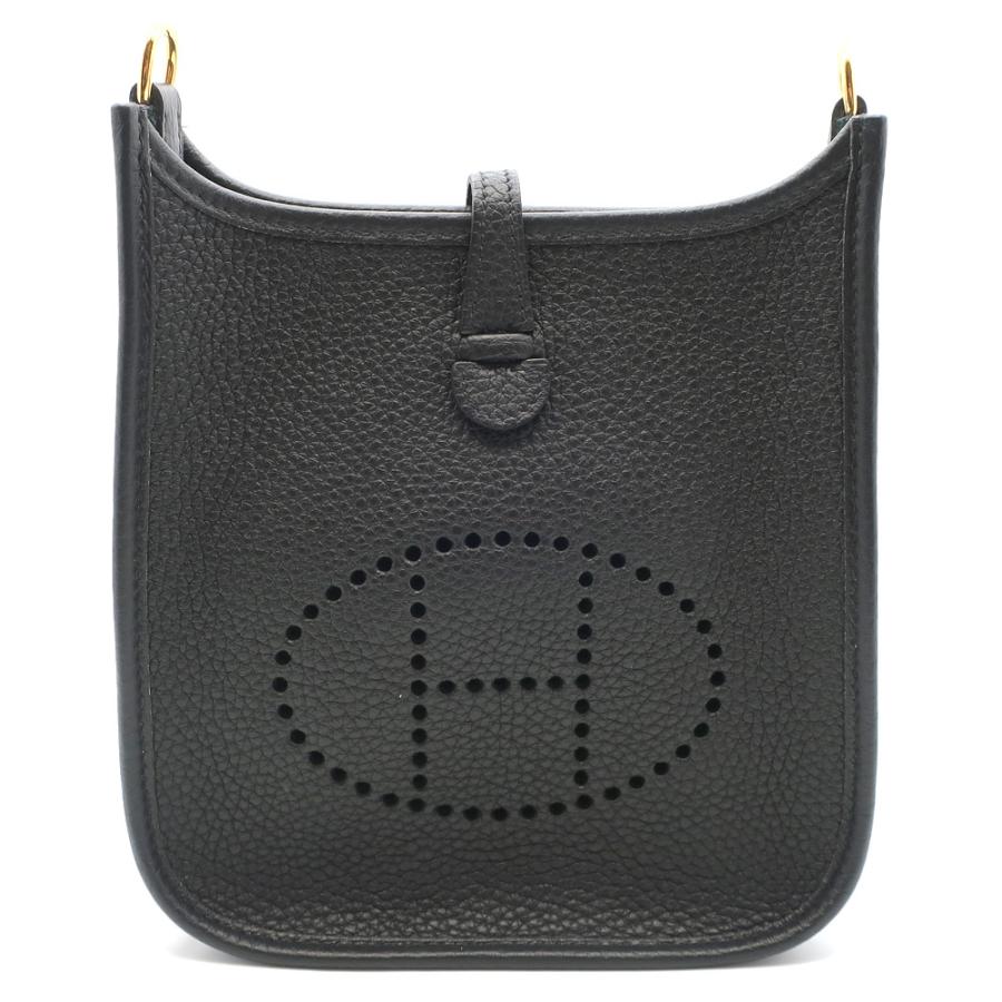 天白】HERMES エルメス エブリン TPM 黒 ブラック ノワール トリヨン 
