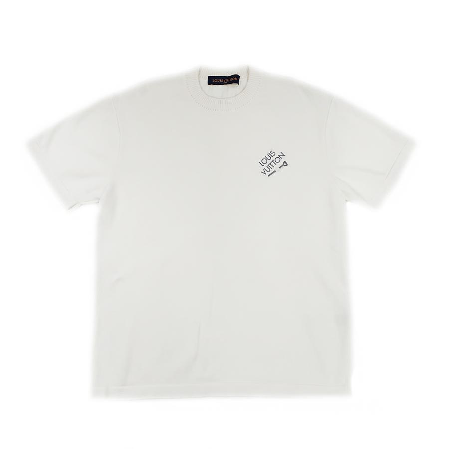 Louis Vuitton (正規品)ホワイト Tシャツ L LOUIS VUITTON ルイ ヴィトン 20SS ホワイト 反転ロゴTシャツ L