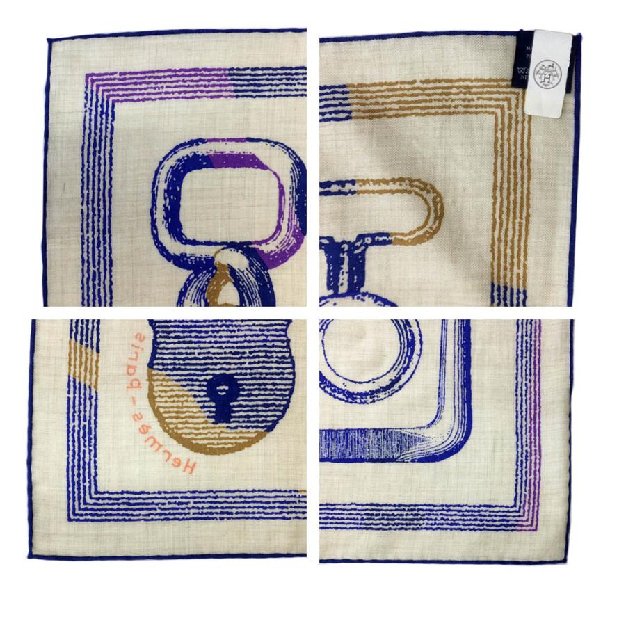 【新品】 エルメス \" 鞍職人の詩的な目録 \" カレジェアン カシシル 140 カレジェアン 《鞍職人の詩的な目録》 - ベージュ | Hermès