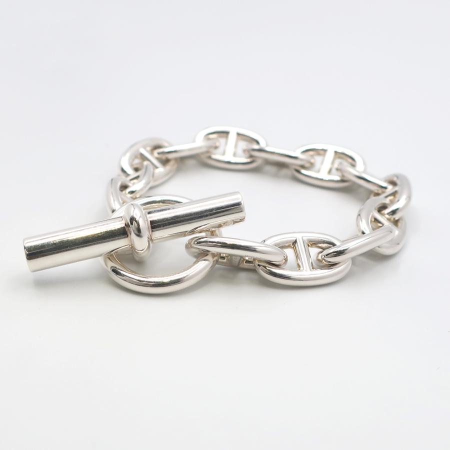 ❤お得なお品❤シェーヌダンクルブレス ＭＭ13コマ シルバーAg925 エルメス HERMES エルメス シェーヌダンクル ブレスレット MM 13コマ