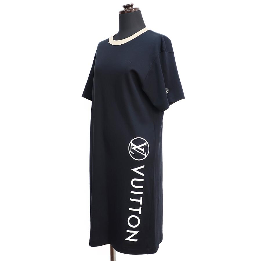 天白】ルイヴィトン ミニ ワンピース カットソー RW212WUOLFLDR42