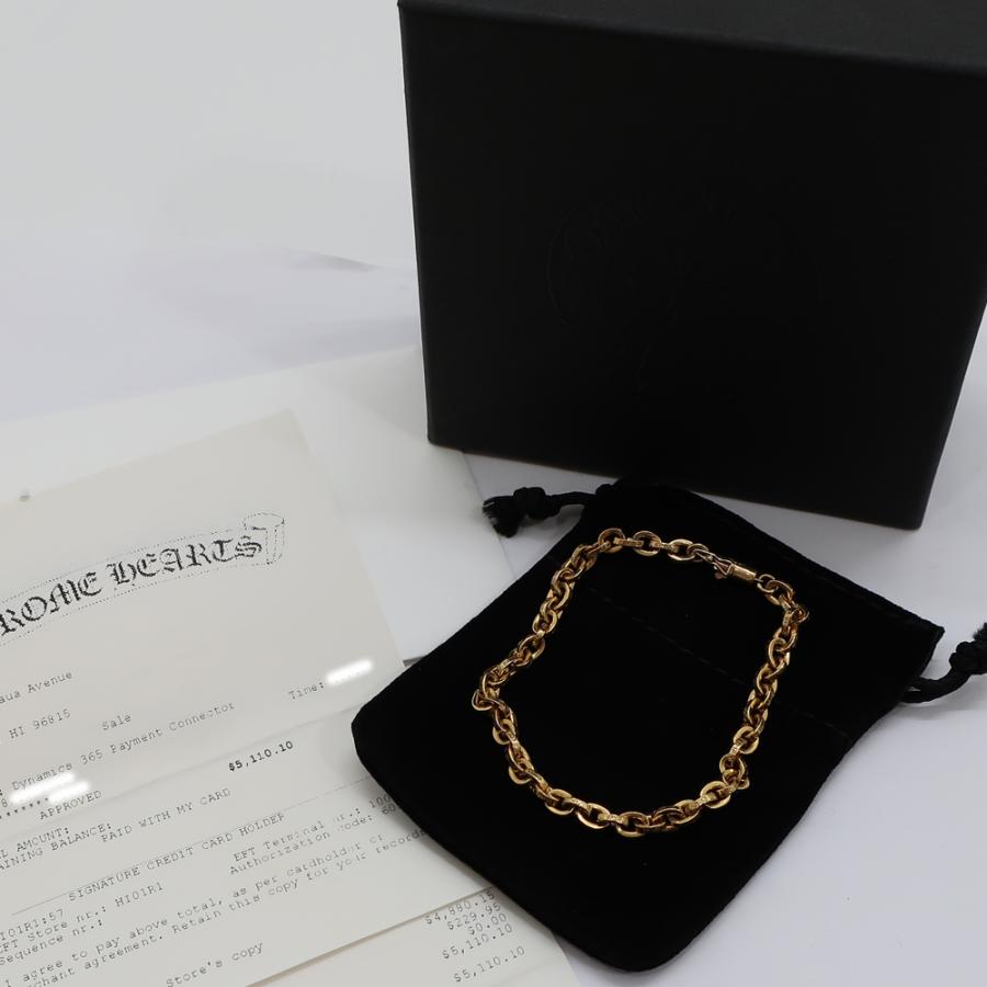 天白】【CHROME HEARTS】クロムハーツ 22K 14K ペーパーチェーン