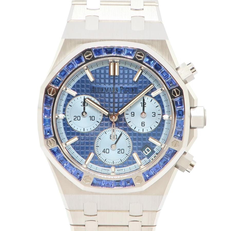 天白】オーデマピゲ ロイヤルオーク クロノグラフ サファイアベゼル