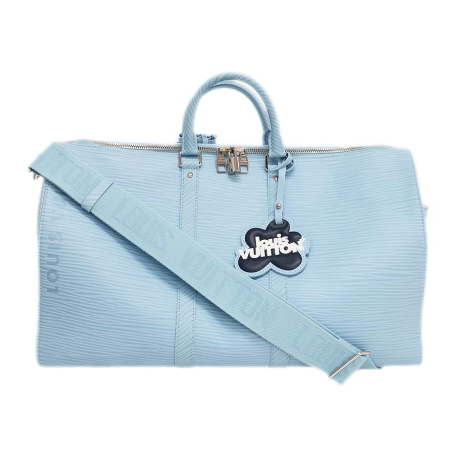天白】ルイヴィトン キーポル バンドリエール50 ボストンバッグ エピ