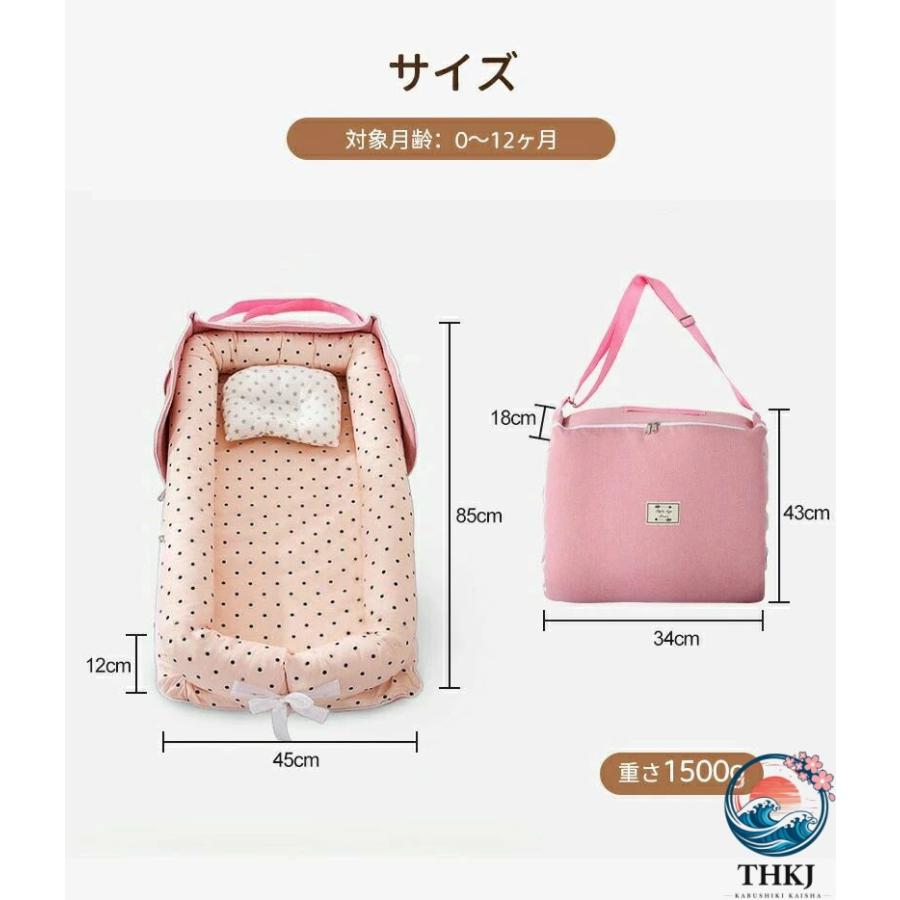 ベッドイン ベビー布団 ベッドインベッド 軽量 ベビー 赤ちゃん 添い寝 寝返り防止 ベビーベッド クッション 新生児 乳幼児 洗濯可能 転落防止 男の子 女の子