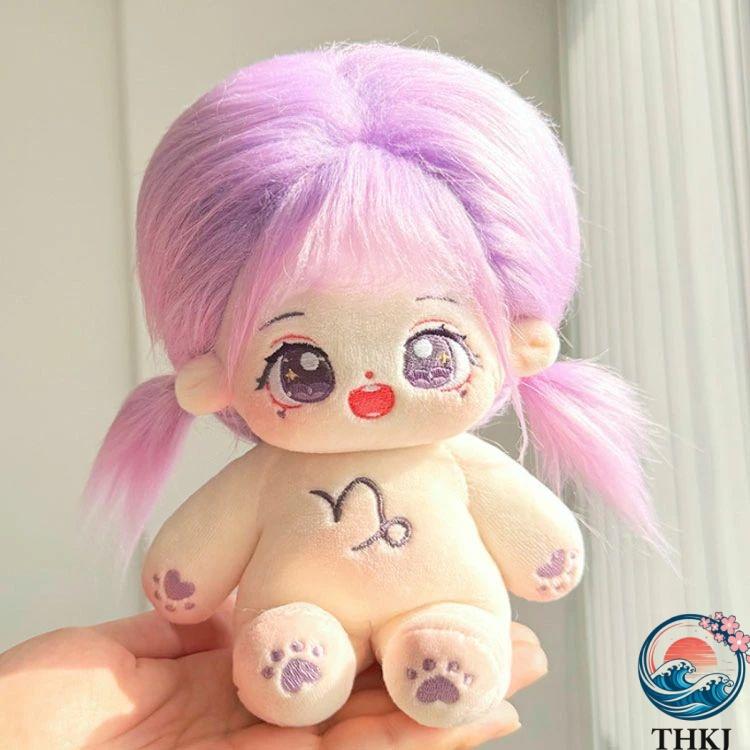 コットンドール 12 星座 綿花の人形 着せ替えぬいぐるみ 手作り