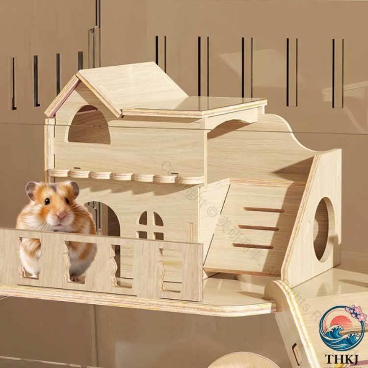 ハムスターケージ 透明ケージ 大型 大きい 多頭飼い対応 45×30×33cm