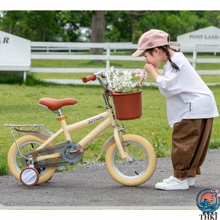 子供用自転車 12 14 16 18インチ 軽い 男の子 女の子 補助輪付 カゴ付き THKJ おしゃれ 4歳 5歳 6歳 7歳 8歳 幼児 小学生 キッズ 誕生日プレゼント 出産準備_7