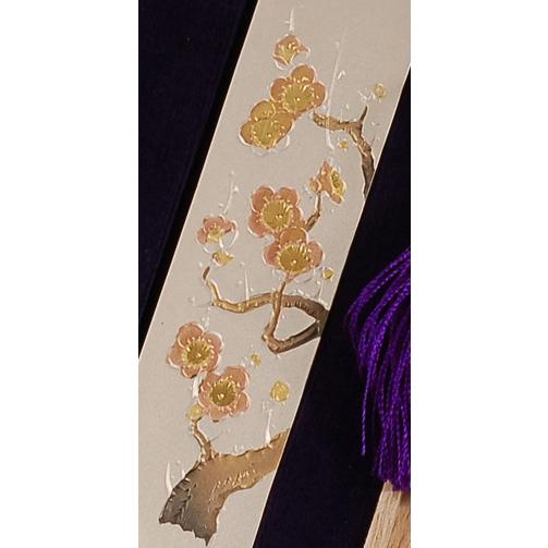 銀製品・栞（しおり）「梅」 : 銀食器・銀製器の老舗上田銀器工芸