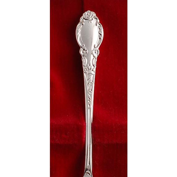 上田銀器工芸　銀製　スプーン3本・フォーク3本 計6本セット　新品 銀食器カトラリー「シャルル」スプーン3本入り・銀製品・ : 銀