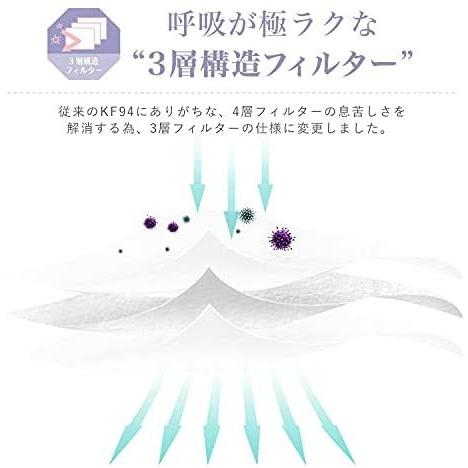 爽快適(SOKAITEKI) 不織布マスク 30枚 KN-94マスク 日本機構認証済 耳