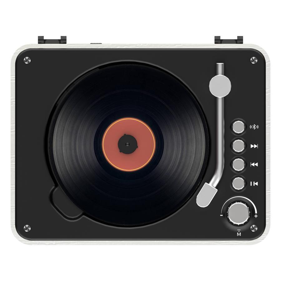 CDプレーヤー 卓上 レコードプレーヤー型 bluetooth5.3 スピーカー