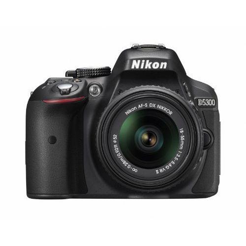 Nikon デジタル一眼レフカメラ オリジナル D5300 18-55mm VR ブラック 超人気 2400万画素 II 3.2型液晶 レンズキット