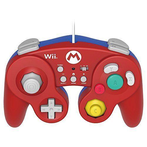 Wii 【高品質】 U Wii対応 即納送料無料 ホリ クラシックコントローラー マリオ for