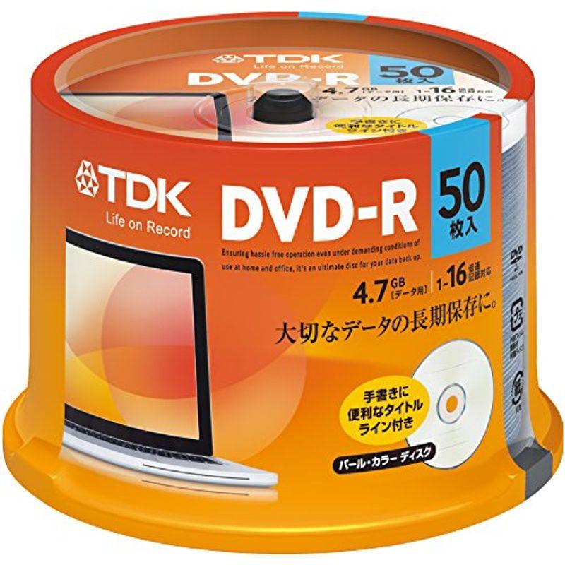 全商品オープニング価格 特別価格 Tdk データ用dvd R 4 7gb 1 16倍速対応 パールカラーディスク タイトルライン付き 50枚スピンドル Dr47alc50p Dvdメディア Panero Shop