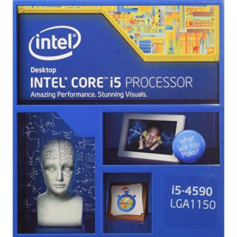 気質アップ Intel (更新) SR1QJ デスクトップCPUプロセッサー- i5-4590 Core CPU