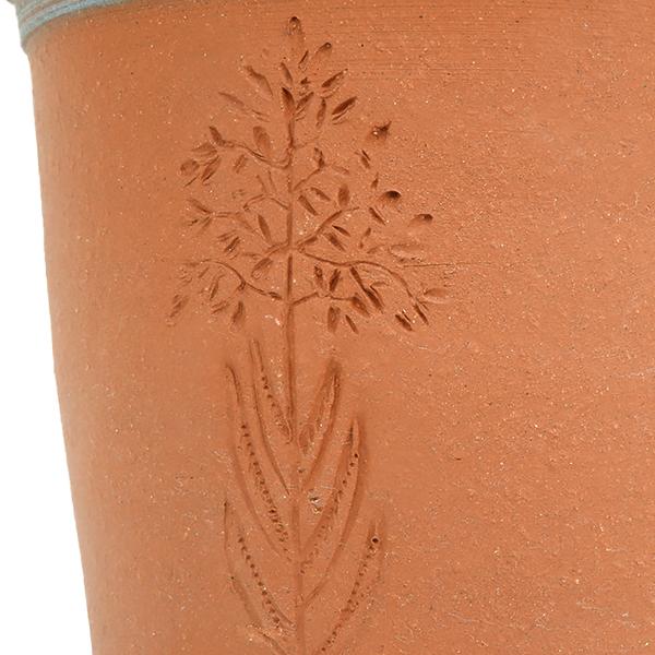 在庫僅少】ウィッチフォード テラコッタ 植木鉢 メドウグラスポット