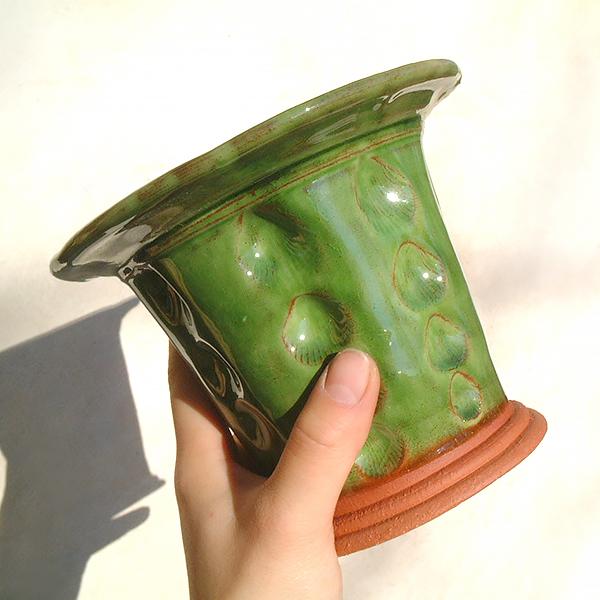 ウィッチフォード 植木鉢・塗り鉢 シェルポット 4.5号鉢相当