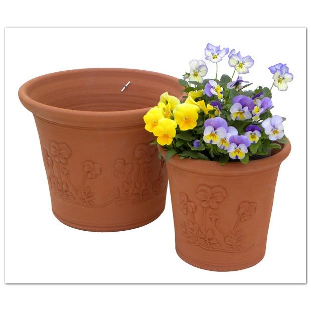 ◇24年6月入荷◇ウィッチフォードテラコッタ 植木鉢 《ビオラポット 