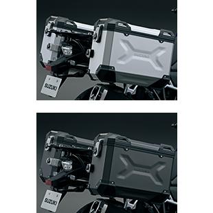 スズキ 純正 Vストローム800 アルミサイドケースセット シルバー