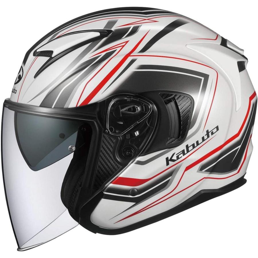 OGK KABUTO) バイクヘルメット ジェット EXCEED CLAW(クロー) パール 