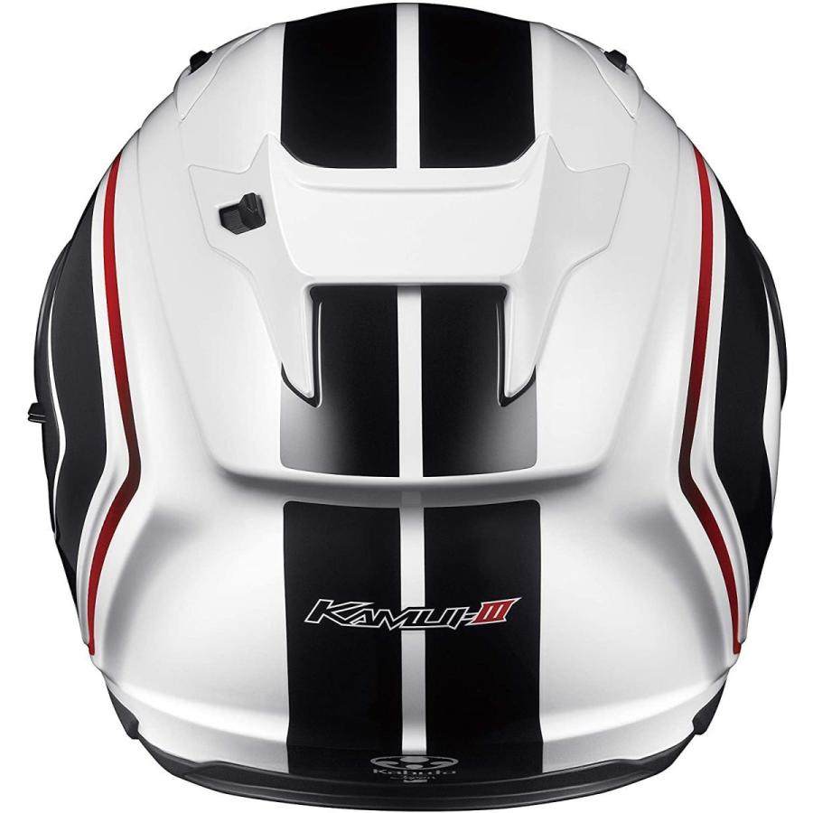 OGK Kabuto KABUTO KAMUI3 NACK(ナック) ホワイトブラック (サイズ:XL