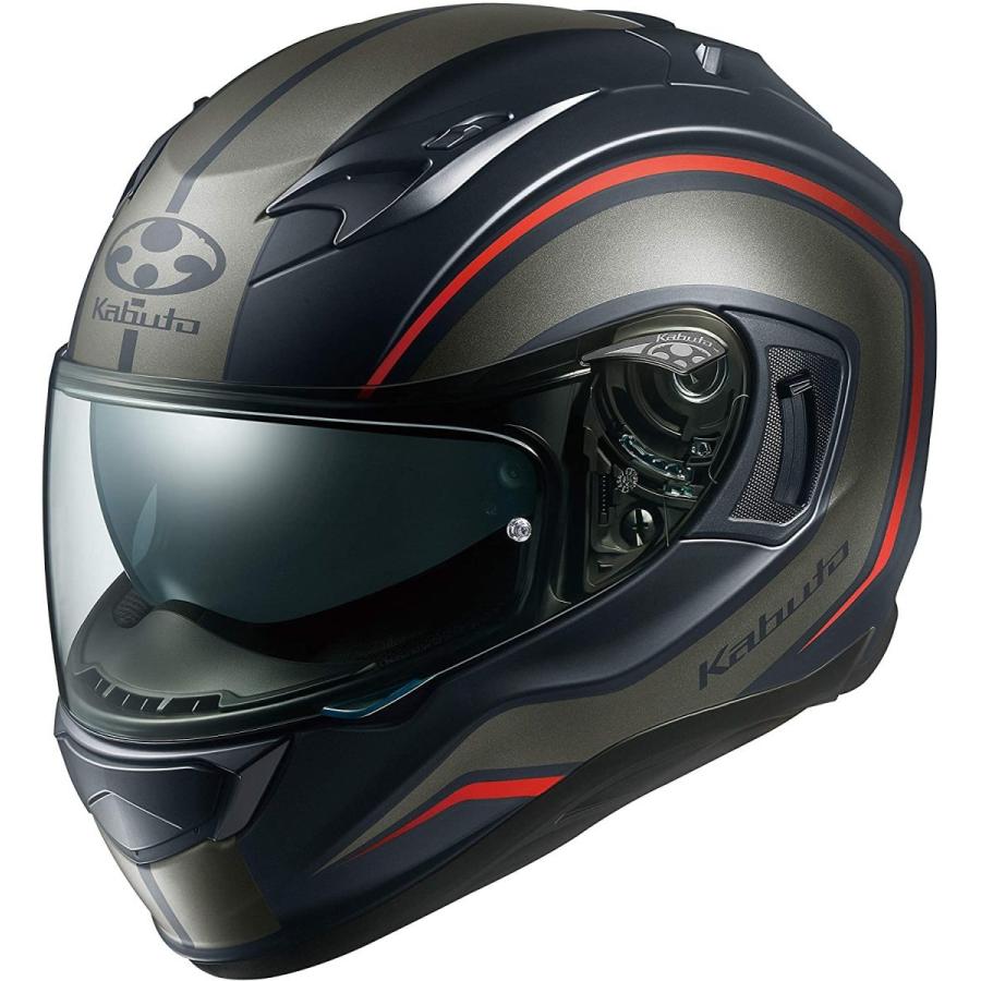 Kabuto フルフェイスヘルメット グレー Kabuto フルフェイスヘルメット グレー/ブラック