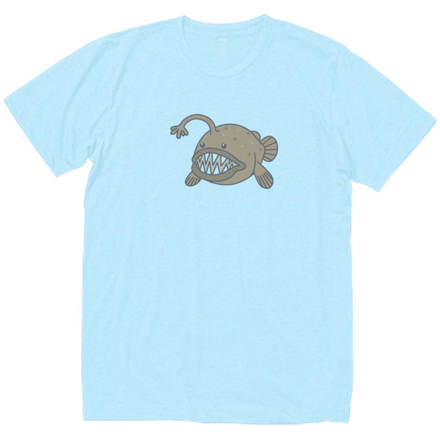 チョウチンアンコウ おもしろデザイン Tシャツ ライトブルー A Banst1 うえきたや 通販 Yahoo ショッピング