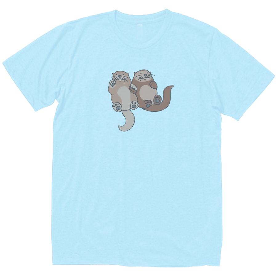 ラッコ おもしろデザイン Tシャツ ライトブルー A Banst386 うえきたや 通販 Yahoo ショッピング