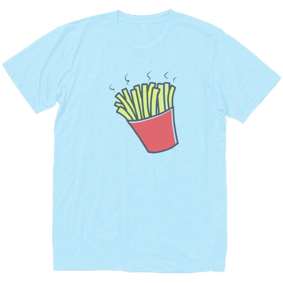 フライドポテト おもしろデザイン Tシャツ ライトブルー A Banst526 うえきたや 通販 Yahoo ショッピング