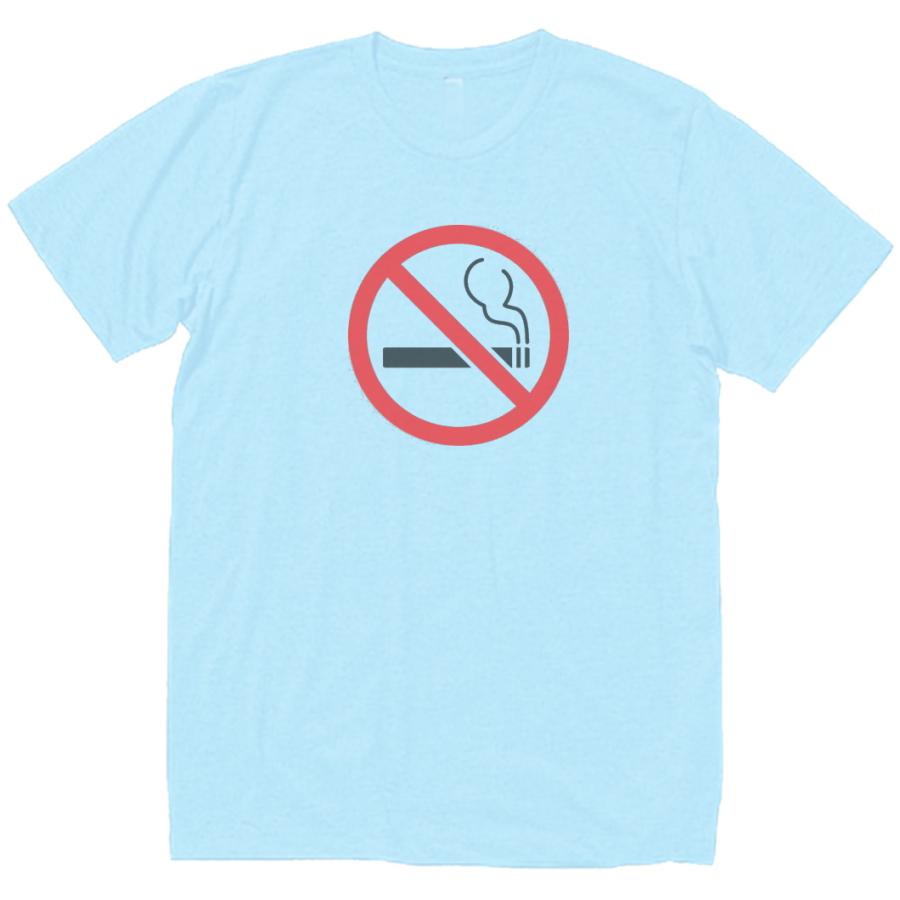 禁煙マーク おもしろデザイン Tシャツ ライトブルー A Banst739 うえきたや 通販 Yahoo ショッピング