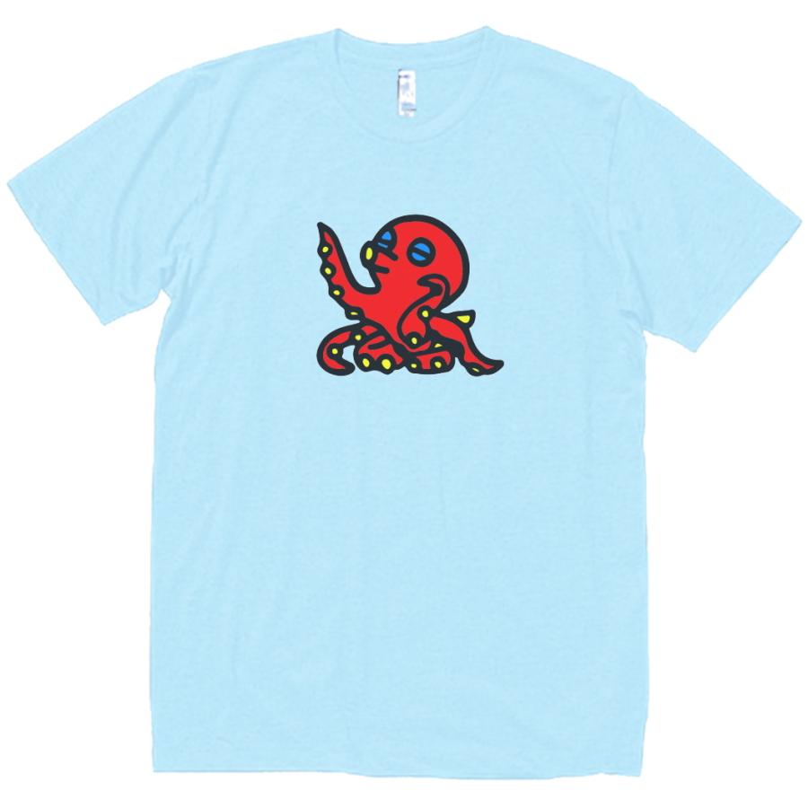 動物・生き物 タコ Tシャツ ライトブルー : うえきたや - 通販 - Yahoo
