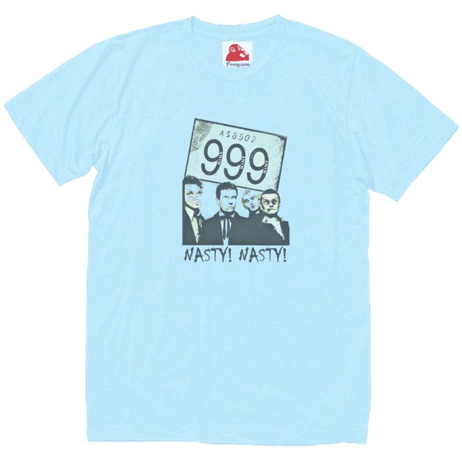 バンド Tシャツ 999 ナイン ナイン 音楽Tシャツ ロックTシャツ バンドTシャツ ライト