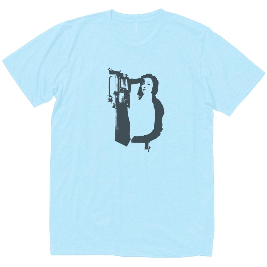 マドンナ 音楽Tシャツ ロックTシャツ バンドTシャツ ライトブルー