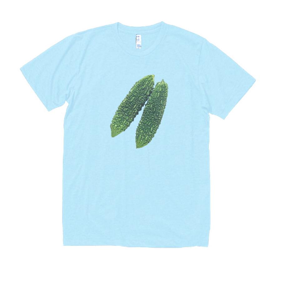 ゴーヤ 野菜 果物 Tシャツ 水色 A Tbe385 うえきたや 通販 Yahoo ショッピング